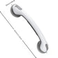 17-Inch No-Drill Bathroom Safety Grab Bar – Anti-Slip Shower Support Handle & Footrest