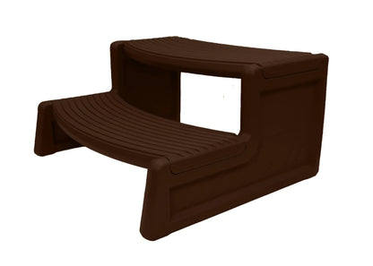 Portable Non-Slip Hot Tub Spa Step, 300 lbs Capacity, Weather-Resistant UV Polyethylene, Reversible Tread, Made in USA