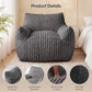 Memory Foam Bean Bag Sofa Chair – Oversized Corduroy Plush Reclining Lounge Chair for Adults, Living Room & Home Theater