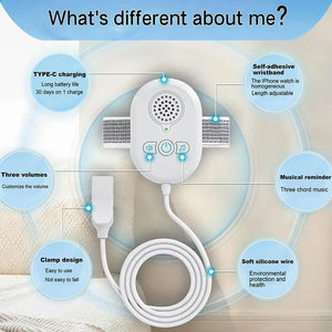 Bedwetting Alarm for Children, Loud Sound & Strong Vibration Urine Sensor for Potty Training and Nighttime Monitoring