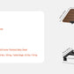 Height & Angle Adjustable Overbed Table with Swivel Casters, Mobile Rolling Bedside Laptop Desk for Home & Office