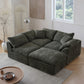 Modern Modular Cloud Sectional Sofa – Oversized Deep Seat Couch with Removable Cushions for Living Room