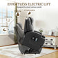 Power Lift Recliner Chair with Massage & Heat, PU Leather Electric Stand Assist Recliner for Living Room & Bedroom