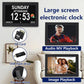10.1-Inch Large Display Digital Calendar Alarm Clock with Date, Day, Multiple Alarms & Auto DST for Seniors