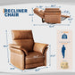 Power Recliner Swivel Glider Chair with 270° Rotation, Rocking Motion & Adjustable Footrest for Living Room
