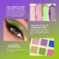 12-Color Crocodile Eyeshadow Palette, Matte & Shimmer, Highly Pigmented Waterproof Long-Lasting Eye Makeup