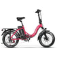 1000W Folding Electric Bike for Adults – 48V 20.8Ah Removable Battery, 20" Fat Tires, Front Suspension & Rear Rack