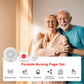 Smart WiFi SOS Emergency Button – Tuya Home Alert System with Adjustable Sound & Light Alarm