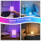 Rechargeable RGB Bedside Lamp, 13 Colors, 5 Brightness Levels, Touch and Remote Control