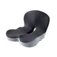 Contoured Ergonomic Lumbar Support Seat Cushion – Soft Pressure Relief Chair Pad with Washable Cover for Office, Home & Long Sitting