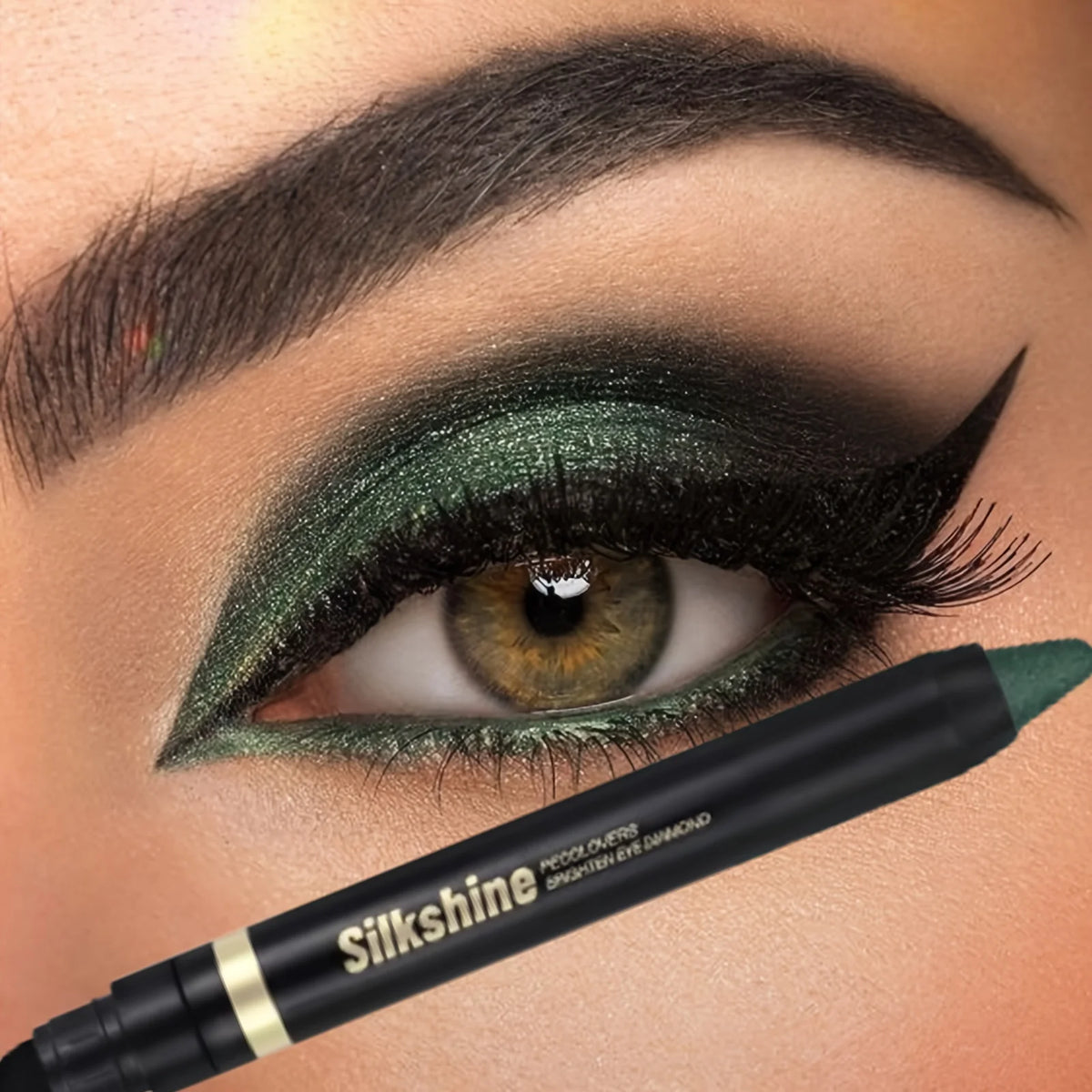 Sparkling Eyeshadow Stick, Waterproof Long-Lasting Shimmer Eye Makeup Pencil