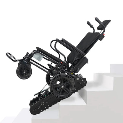 Electric Stair Climbing Wheelchair with Manual Drive Mode