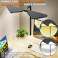 LED Clamp Desk Lamp with Flexible Goosenecks, 4 Color Modes and 5 Brightness Levels for Home Office, Study and Reading