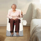 Portable Bedside Commode Chair with Armrests – Dual-Lid Toilet Chair for Seniors & Adults, 220 lb Capacity