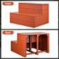 2-Step Hot Tub Steps, Heavy Duty Waterproof Spa Stairs with Non-Slip Treads for Outdoor Pools, RVs, Porches & Gardens