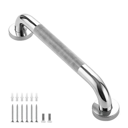 Stainless Steel Bathroom Grab Bar – Anti-Slip Shower Safety Handrail, 300/400/500mm