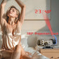 180° Rotating LED Projection Alarm Clock with Large Display, Dual Alarms, Dimmer, Ceiling Projector & USB Charging