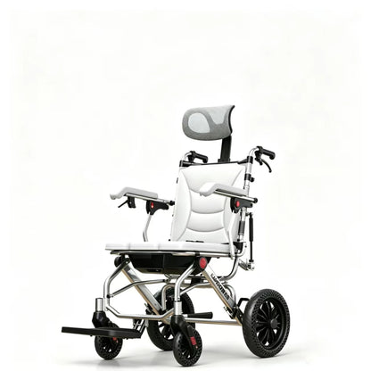 Ultra-Light Portable Folding Travel Wheelchair for Children and Elderly