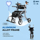 Lightweight Foldable Electric Power Walker Rollator for Elderly