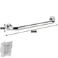 Stainless Steel Bathroom Grab Bar – 30/40/50cm Shower Safety Handrail & Towel Rack