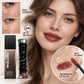 3-Piece Makeup Set, Full Coverage Liquid Foundation & 2 High-Shine Lip Glosses, Rose Brown & Deep Chocolate