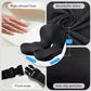 L-Shaped Memory Foam Seat Cushion with Lumbar & Tailbone Support, Adjustable Strap for Office Chair, Car & Truck