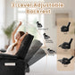 Ergonomic Manual Rocking Recliner Chair – Modern Fabric Adjustable Armchair with USB & Type-C Charging Ports