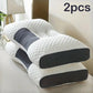 2-Pack Adjustable Ergonomic Neck Pillows, Contoured Support Pillows for All-Season Sleeping Comfort