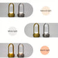 Rechargeable Aluminum Cross Table Lamp, Touch Control, Non-Slip Rubber Base for Bedroom and Dining Room Ambient Lighting