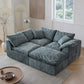 Modern Modular Cloud Sectional Sofa – Oversized Deep Seat Couch with Removable Cushions for Living Room
