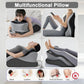 Multifunctional Memory Foam Prone Reading Pillow with Removable Headrest, Arm & Upper Body Support, Anti-Slip Bed Pillow