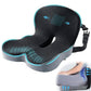 L-Shaped Memory Foam Seat Cushion with Lumbar & Tailbone Support, Adjustable Strap for Office Chair, Car & Truck