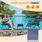 Set of 2 Outdoor Zero Gravity Reclining Chairs – Folding Patio & Camping Lounge Chairs with Cup Holders & Adjustable Pillows