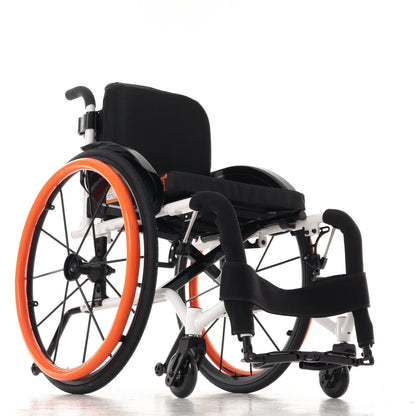 Lightweight Foldable Aluminum Sports Wheelchair for Racing and Marathons