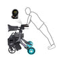 3-in-1 Electric Rollator Walker & Wheelchair with Seat & Shopping Bag for Seniors
