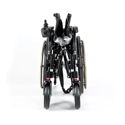 CE Certified Rear Caregiver Control Bariatric Mobility Chair Wide Seat Commercial Supplier Electric Wheelchair