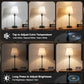 Cordless Rechargeable LED Table Lamp, 6000mAh Battery, 3 Light Colors, Stepless Dimming