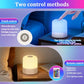 Rechargeable RGB Bedside Lamp, 13 Colors, 5 Brightness Levels, Touch and Remote Control