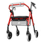 Rollator Walker with Ergo Seat and Backrest, 350 lbs Capacity