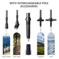 Adjustable Carbon Fiber Trekking Poles – Lightweight Hiking Sticks, 2-Pack