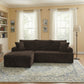 95-Inch L-Shaped Modular Sofa – Modern Boneless Sectional Couch with Comfortable Foam Seating, No Assembly Required