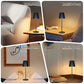 Rechargeable LED Table Lamp, Touch Control, 3 Light Colors, Stepless Dimming, 2 Adjustable Heights, USB-C Charging