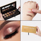 12-Color Sunset Eyeshadow Palette, Matte & Shimmer Nude Earth Tones, Long-Lasting Eye Makeup