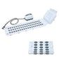Bathtub Spa Bubble Massage Mat, 6-Speed Adjustable Air Bubble Maker with Remote Control, Suction Cups & Inflatable Pillow
