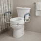 3.5" Elevated Toilet Seat for Seniors – Raised Commode Seat for Standard Round Toilets, 300 lb Capacity