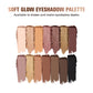 12-Color Sunset Eyeshadow Palette, Matte & Shimmer Nude Earth Tones, Long-Lasting Eye Makeup