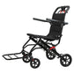 17.7" Lightweight Foldable Manual Wheelchair – Portable Transport Chair for Adults & Narrow Doorways