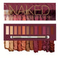 12-Color Pearlescent Shimmer Eyeshadow Palette with Mirror, Waterproof Long-Lasting Eye Makeup