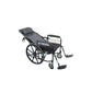 Foldable Manual Wheelchair with Flip Armrests and Solid Tires
