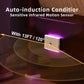 Rechargeable LED Motion Sensor Night Light, USB Charging Color-Changing Ambient Lamp for Bedroom, Hallway & Living Room